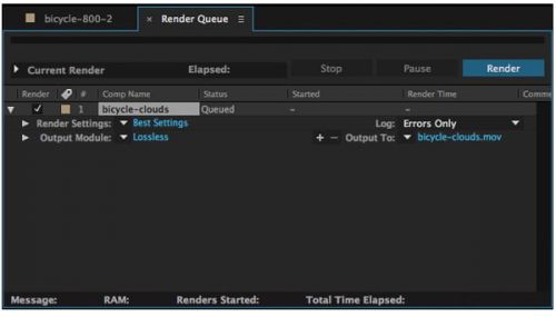 آموزش متحرک سازی دوچرخه در افترافکت